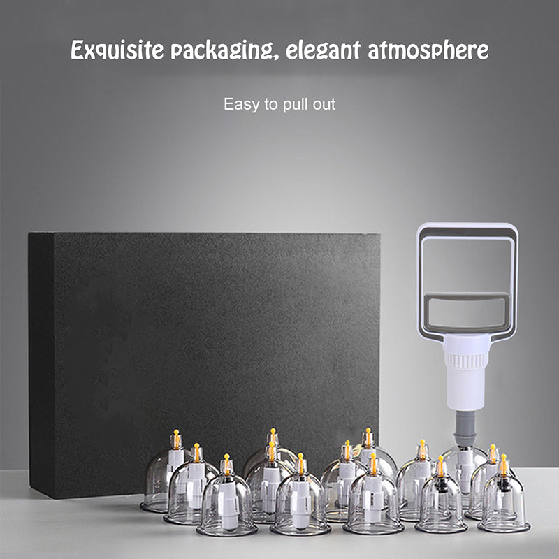 Premium Cupping Therapy Set – Professional Vacuum Suction Cups for Chinese Medicine Physiotherapy, Massage, and Muscle Relaxation, Durable Plastic Jars for Home and Professional Use - StrengthXPhysiotherapy