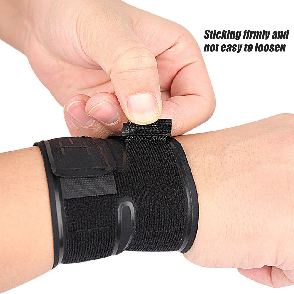 Premium Ultra-Thin Compression Wrist Brace – Adjustable Wrist Straps for Workout, Tennis, Weightlifting, Carpal Tunnel,  