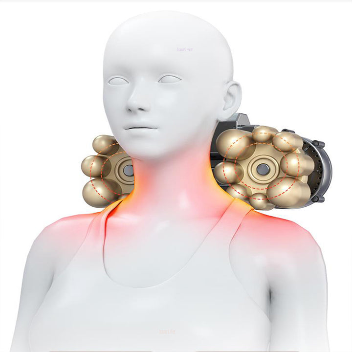 Premium Vibrating Electric Massage Chair Pad – Heated Neck and Back Cushion with Remote Control, Muscle Stimulator for Fatigue