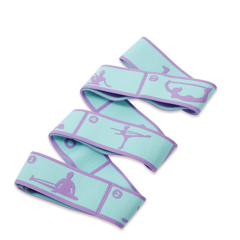 High-Quality Slimming Resistance Band - Multi-Functional Yoga Stretching & Pilates Belt, 8/9 Grid Elastic Training Strap for Adults, Adjustable Strength & Portable Design for Beginners and Fitness Enthusiasts - StrengthXPhysiotherapy