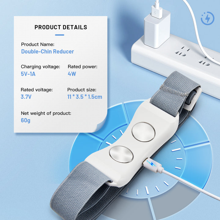 Premium Vibration Chin-Up Facial Lifting Massager – EMS V-Line Beauty Device for Double Chin Removal, Face Shaping, and Skin 