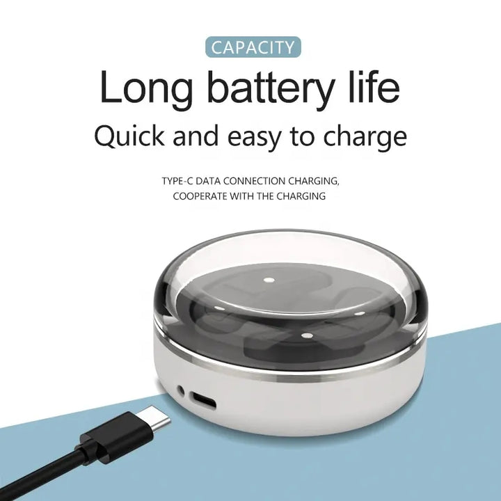 Premium LED Red Light Eye Therapy Massager with EMS and Gel Patches for Under Eye Wrinkle Treatment, 2 Modes, Rechargeable 