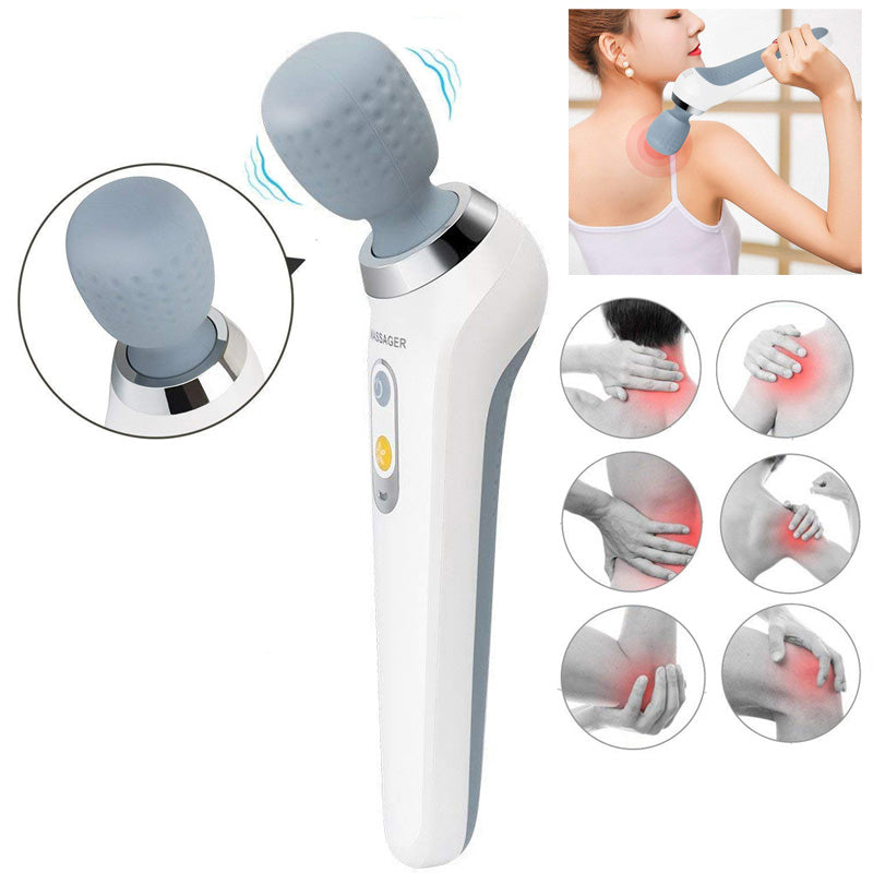 Premium USB Handheld Electric Massager – High Frequency Vibration Wand for Neck, Back, and Muscle Pain Relief, Deep Tissue