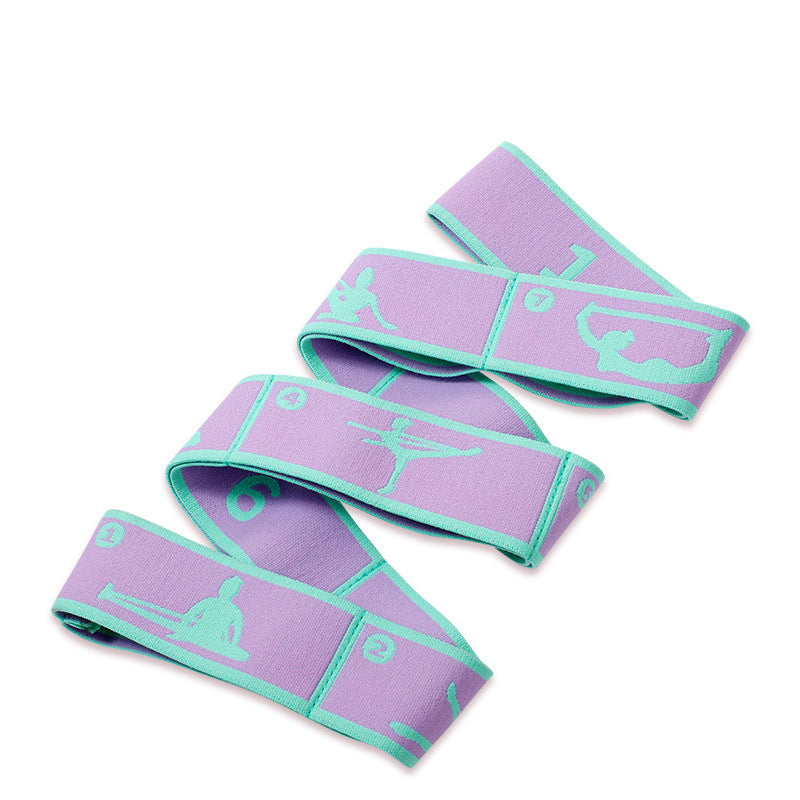 High-Quality Slimming Resistance Band - Multi-Functional Yoga Stretching & Pilates Belt, 8/9 Grid Elastic Training Strap for Adults, Adjustable Strength & Portable Design for Beginners and Fitness Enthusiasts - StrengthXPhysiotherapy