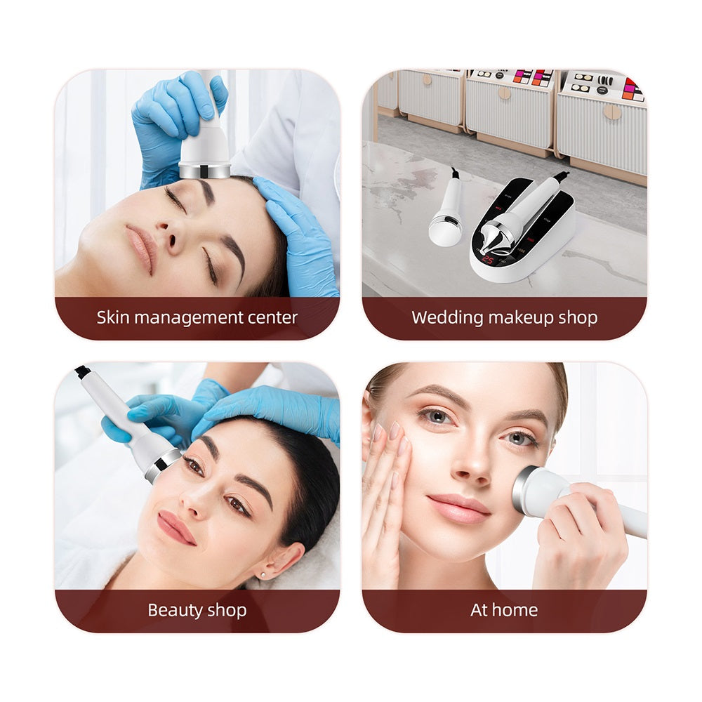 Premium Ultrasound Beauty Machine – High Frequency Face and Eye Massager for Skin Care, Facial Lifting, and SPA-Grade