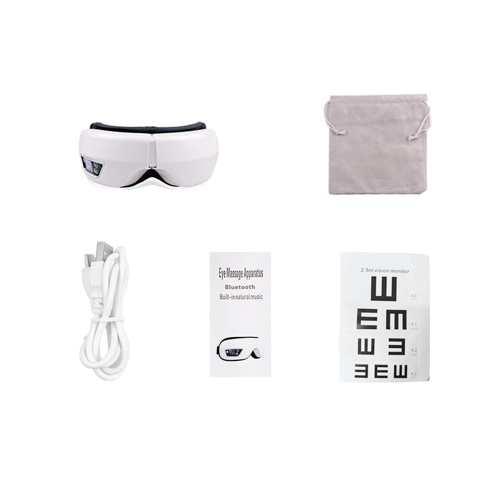 Premium Foldable Eye Massager – Vibration Airbag Pressure with Hot Compress and Bluetooth Music, Relieves Eye Fatigue and Enhances Relaxation, Four Adjustable Modes for Personalized Eye Care - StrengthXPhysiotherapy