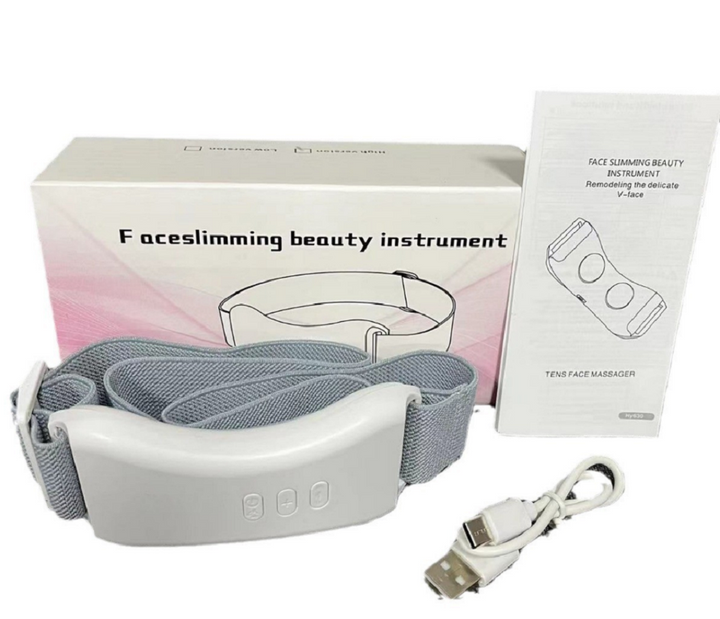 Premium Vibration Chin-Up Facial Lifting Massager – EMS V-Line Beauty Device for Double Chin Removal, Face Shaping, and Skin 