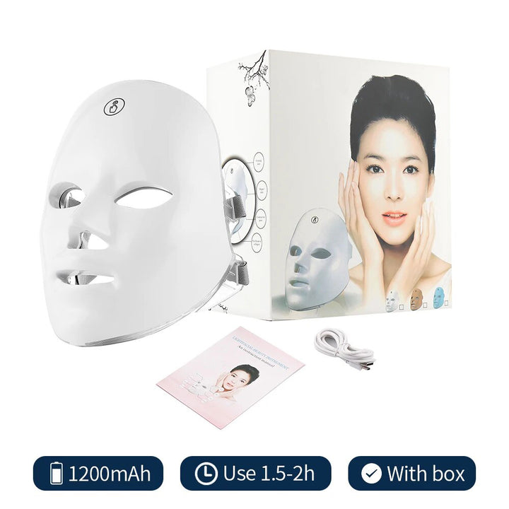 Premium LED Facial and Neck Rejuvenation Machine – Skin Rejuvenation Massager for Anti-Aging, Wrinkle Reduction, and Skin Tightening with Advanced Light Therapy - StrengthXPhysiotherapy
