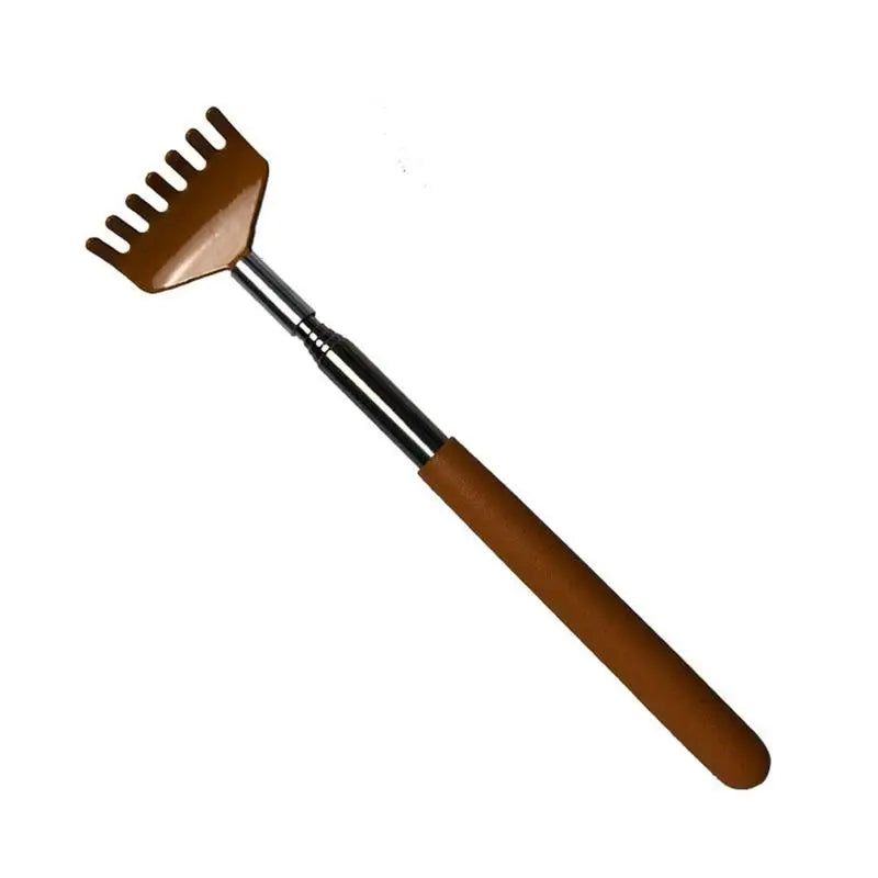 High Quality Telescopic Back Scratcher - Stainless Steel Extendable Back Massager Tool with Hand-Shaped End, Adjustable