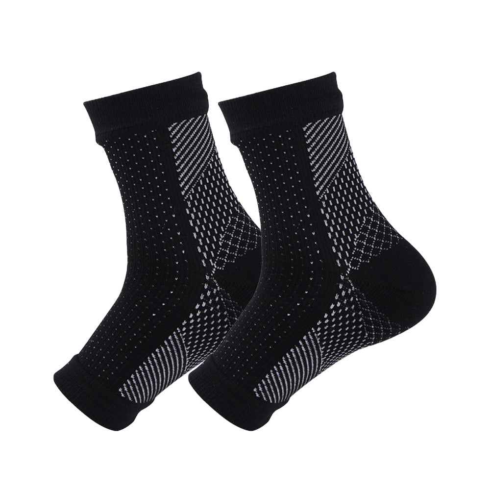 Premium Compression Socks for Neuropathy & Ankle Support – 1 Pair Nano Ankle Brace Sleeve, Pain Relief for Swelling, Plantar 