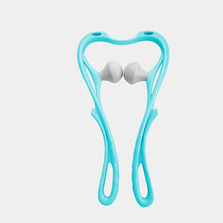 Premium Handheld Neck Massager – Trigger Point Roller for Deep Tissue Pain Relief, Adjustable 360° Massage Balls for Neck,