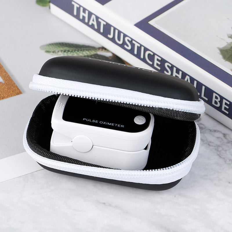 High Quality EVA Pulse Oximeter Carrying Case – Portable Water-Resistant Storage Bag for SpO2 Monitor, Earphones, Data Cable,