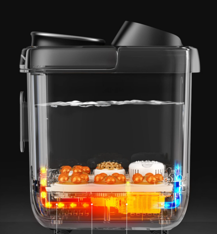 Premium Foot Spa Bath Massager with Heat, 12 Rollers, Digital Control, Pedicure Stone for Acupressure Shiatsu Massage, Foot Pain Relief, Adjustable Temperature, Home Foot Soak Therapy - StrengthXPhysiotherapy