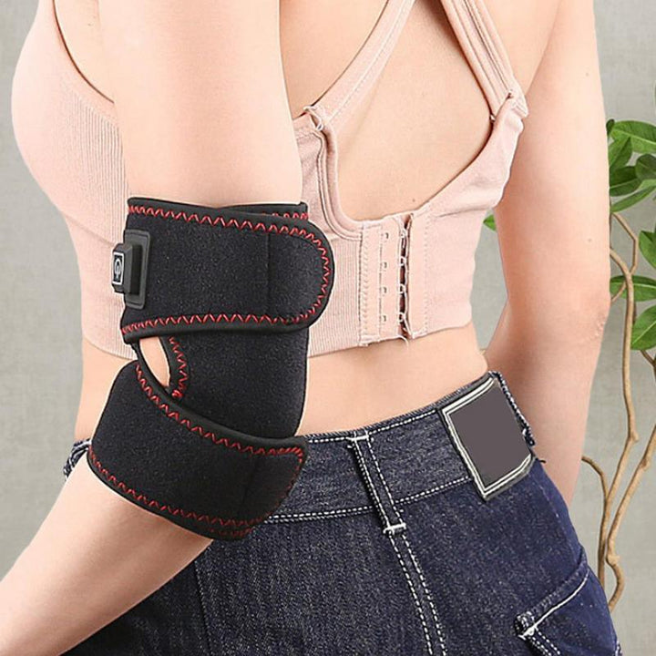 Premium Electric Heating Arm Pad | 3-Mode Massage Wrap with Dual Vibration Motors for Arm, Elbow & Wrist Relief | Adjustable 