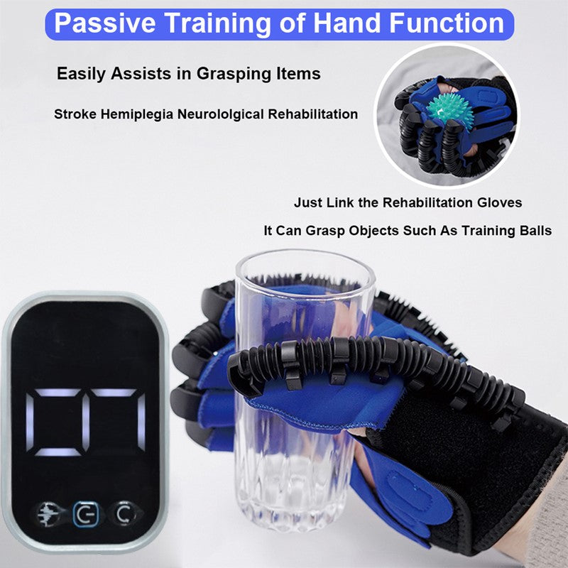 Premium Hand Rehabilitation Glove for Stroke Recovery | Hemiplegia Therapy Device | Finger Exerciser for Cerebral Infarction