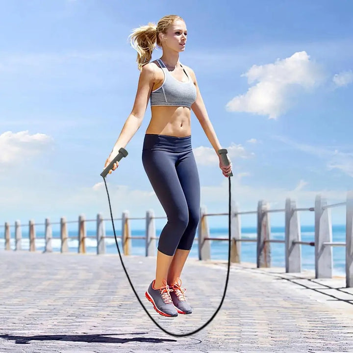 Premium Speed Skipping Rope for Adults & Kids – Adjustable Jump Rope for Weight Loss & Fitness, Professional PVC Material, 2.8m Length, Portable Sports Equipment, Ideal for Gym & Home Workouts, - StrengthXPhysiotherapy
