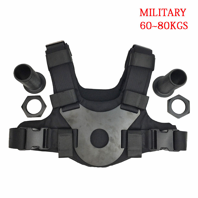 Premium 80kg Weight Vest for Gym Fitness – Heavy Duty Crossfit Training, Quick Release Power Training Plate for Running.