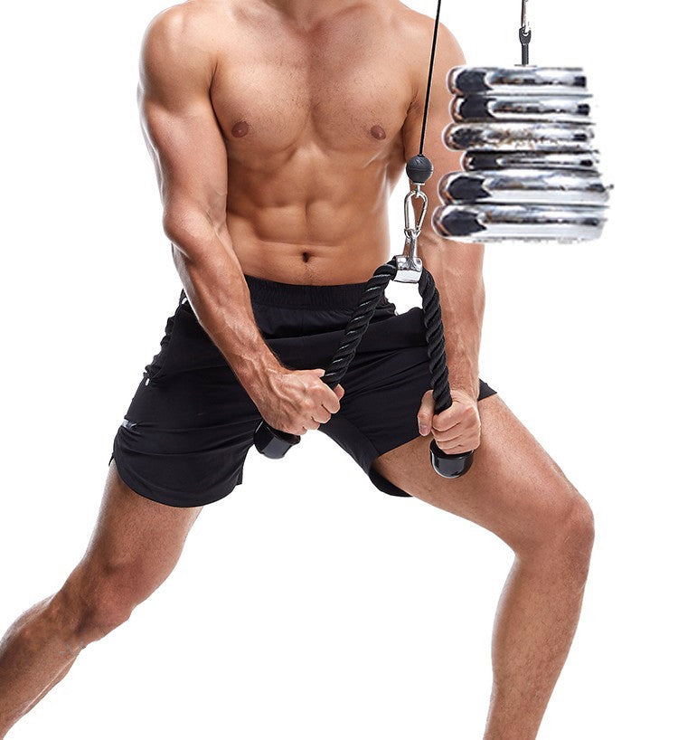 Premium Cable Pulley System – Adjustable Gym Fitness Equipment for Lat Pull, Tricep, Bicep, Back & Shoulder Workout, High 