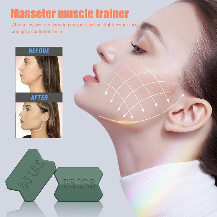 Premium Jawline Exerciser – Silicone Masseter Muscle Trainer for Facial Toner & Chin Lifting – Cheek & Jawline Fitness