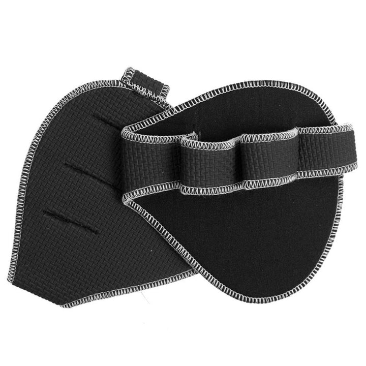 Premium Neoprene Grip Pads for Weightlifting & Powerlifting - Anti-Slip Workout Gloves for Calisthenics, Fitness & Sports,