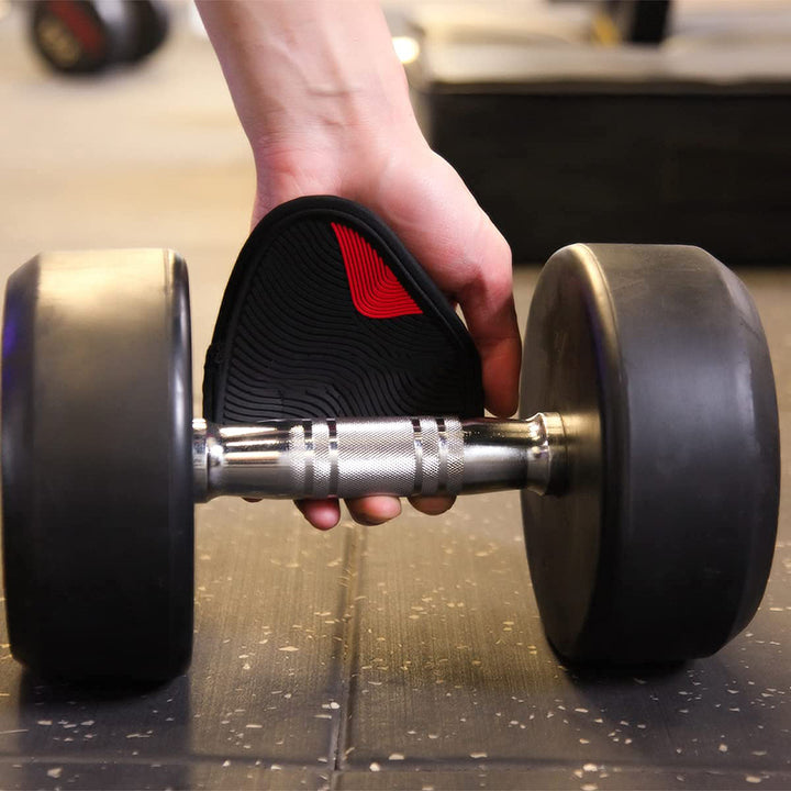 Premium Neoprene Grip Pads for Weightlifting & Powerlifting - Anti-Slip Workout Gloves for Calisthenics, Fitness & Sports,