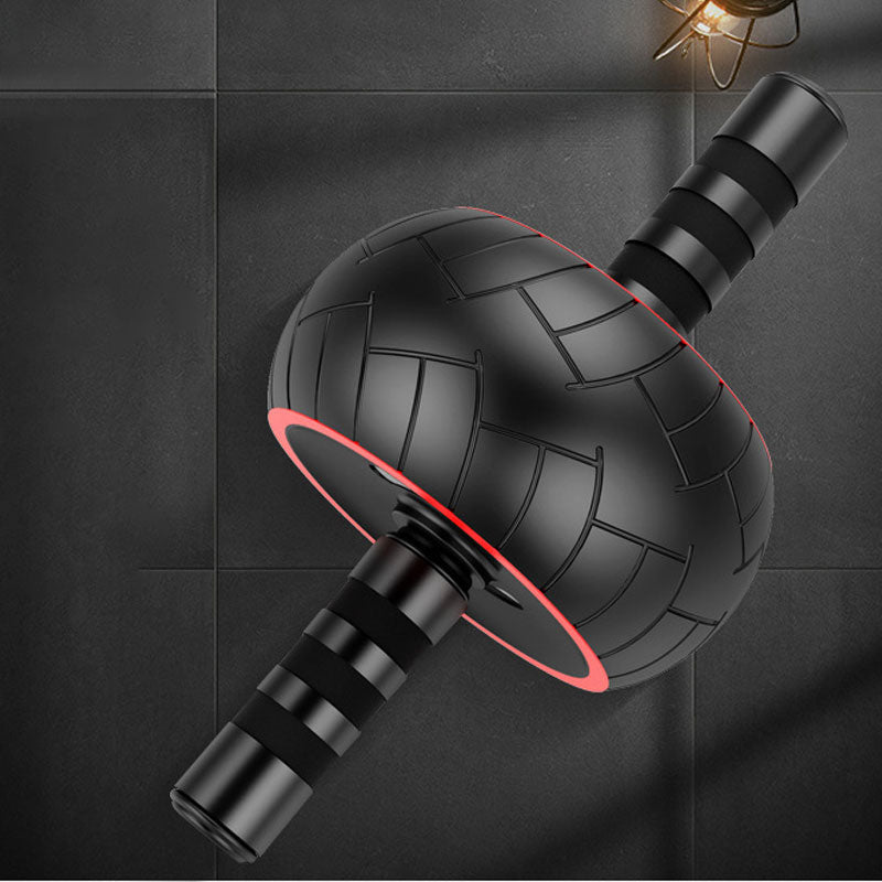 Premium Single-Wheel Ab Roller for Core & Abdominal Muscle Training - Mute, Rubber Wheel for Home Exercise & Bodybuilding, 