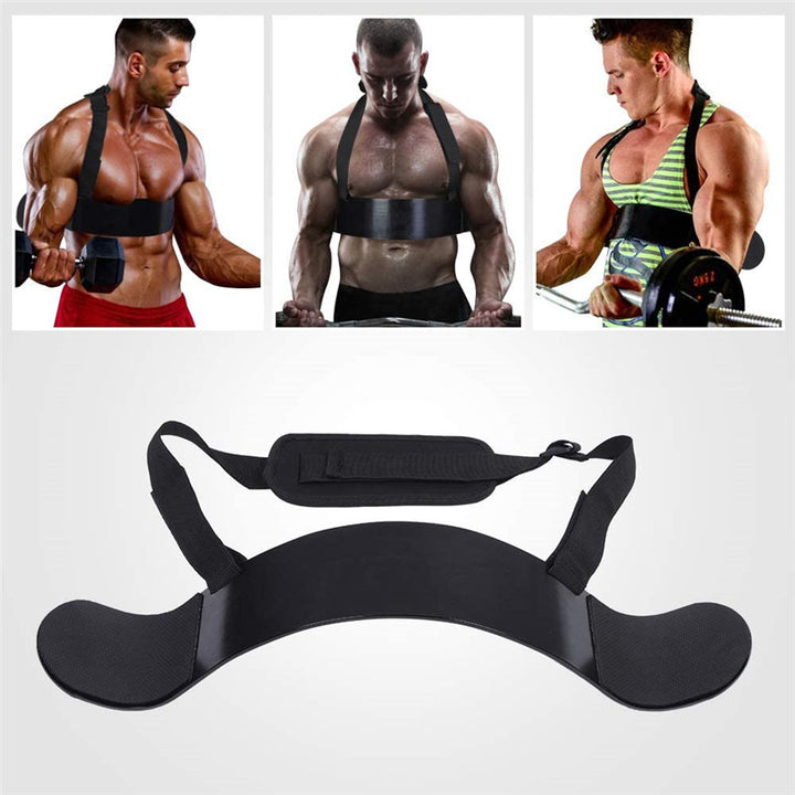 Premium Weight Lifting Arm Blaster – Biceps & Triceps Muscle Training, Adjustable Aluminum Curling Support for Bodybuilding, 