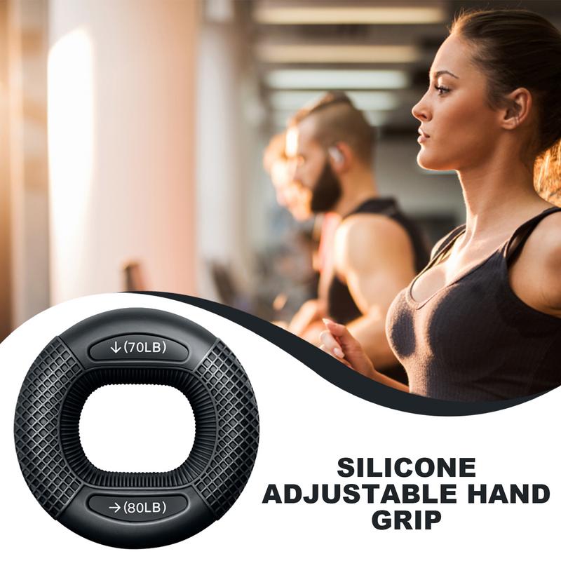 Premium Silicone Hand Grip Strengthener Ring - Durable Finger & Wrist Trainer for Strength Building, Carpal Tunnel Relief