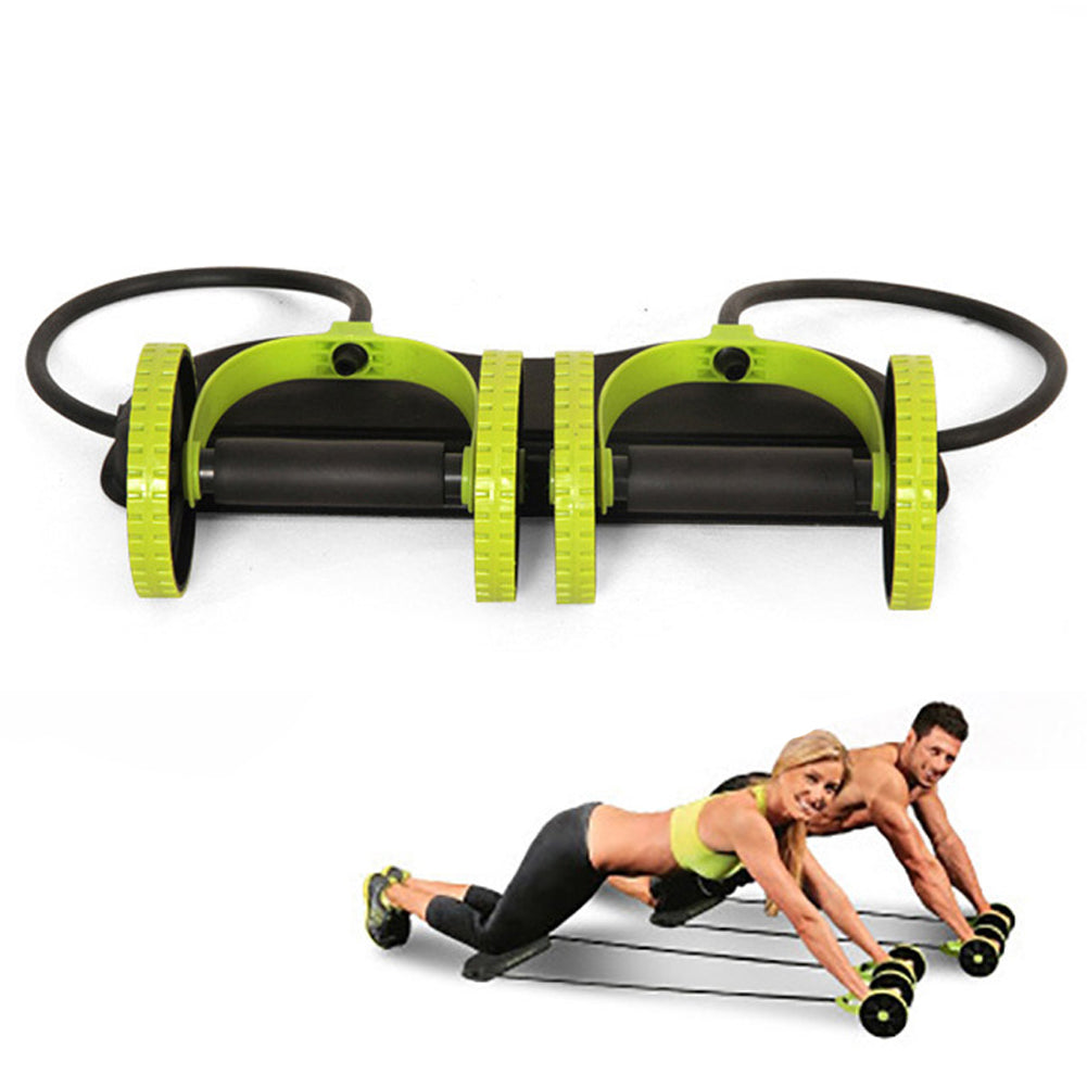 Premium Ab Roller for Abs Workout - Multifunctional Thicker Exercise Equipment for Core Strength, Body Shaping, and Fitness 