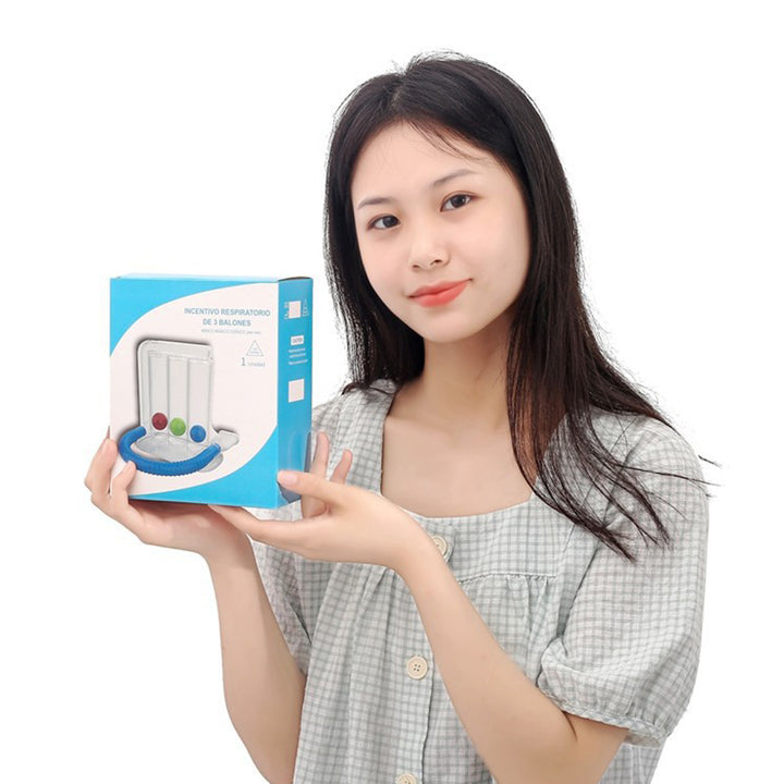 Premium Breathing Exerciser – 3-Ball Lung Function Trainer for Respiratory Health, Improve Lung Capacity & Prevent Mucus 