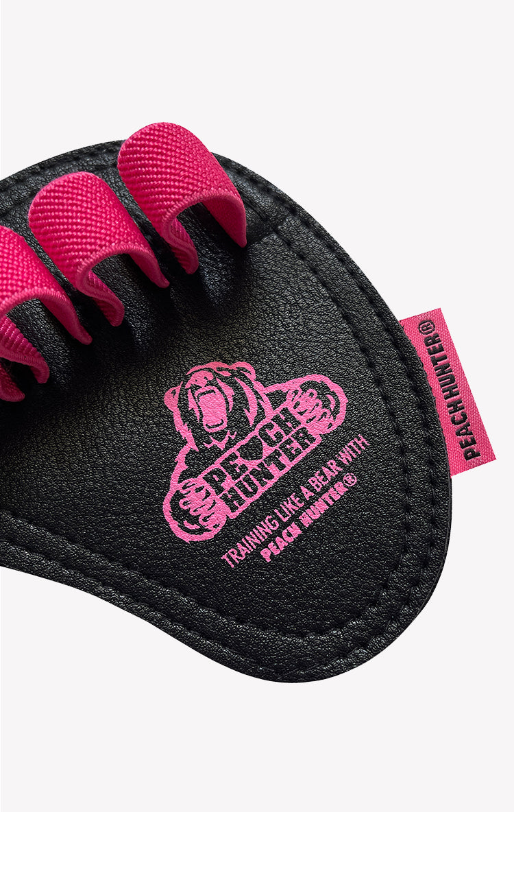 Premium Cowhide Weightlifting Gloves for Men & Women - Fitness Gym Grip Pads with 4 Finger Loop, Hand Palm Protection for 