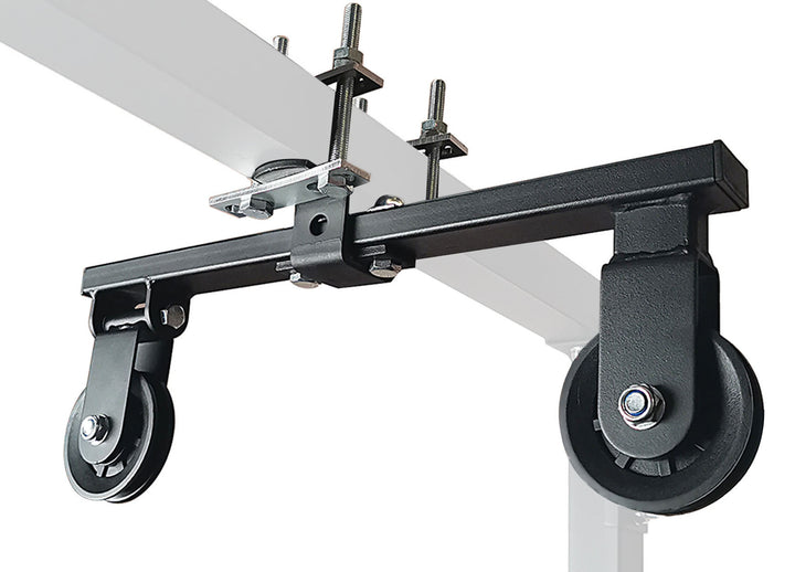 Premium DIY Fitness Double Pulley System – Home Gym Rope Pulldown Attachment for Biceps, Triceps, and Forearm Exercises, 