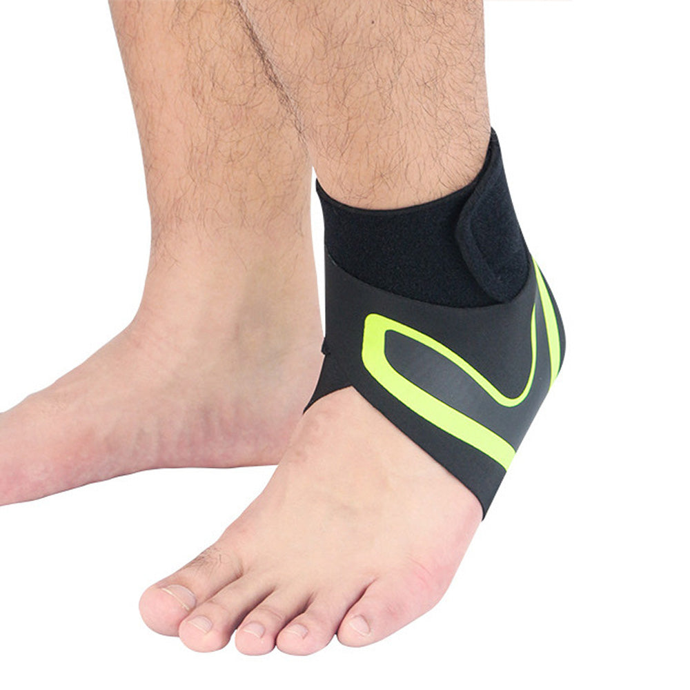 Premium Adjustable Compression Ankle Sleeve – Elastic Support Brace for Foot Protection, Anti-Sprain Guard, Breathable