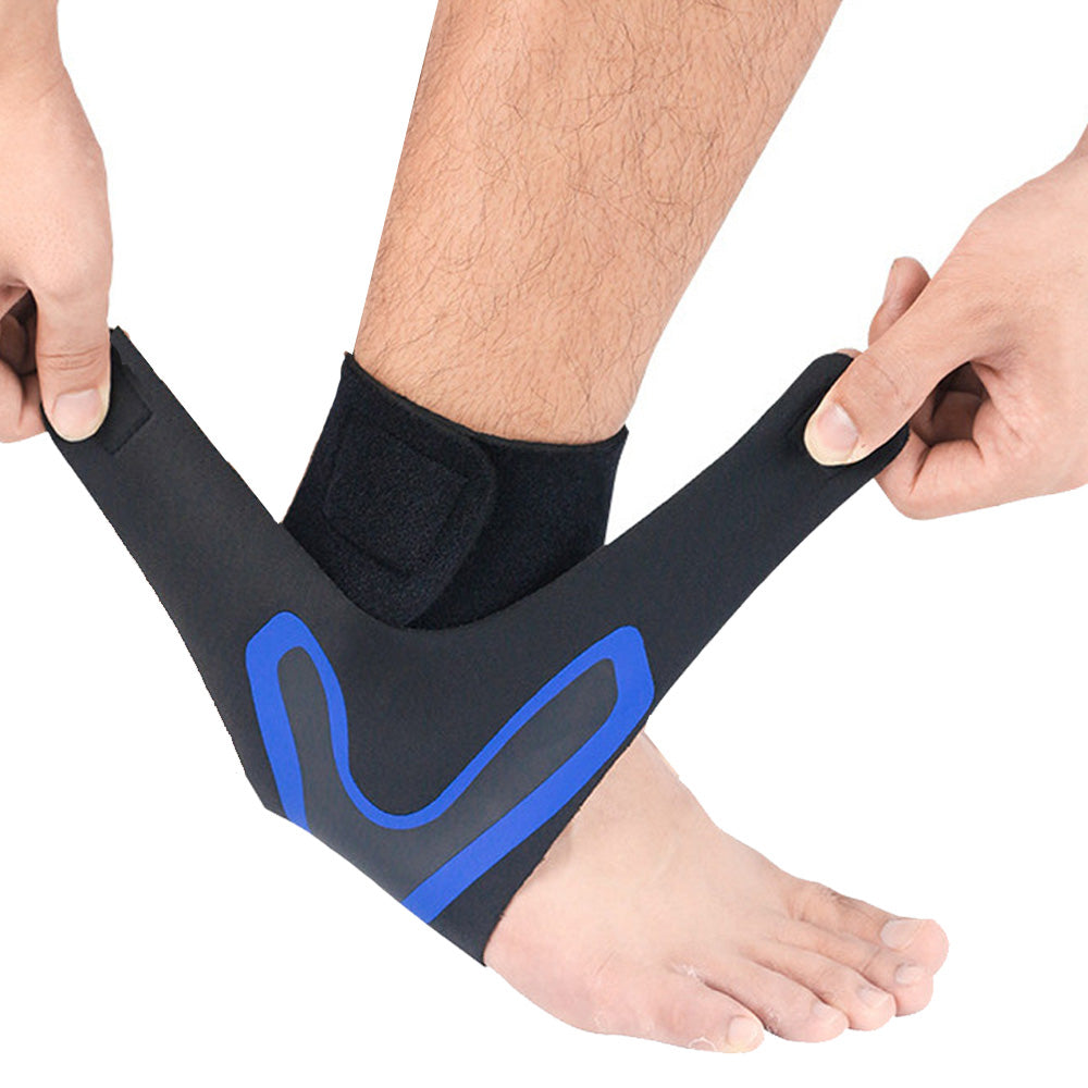 Premium Adjustable Compression Ankle Sleeve – Elastic Support Brace for Foot Protection, Anti-Sprain Guard, Breathable