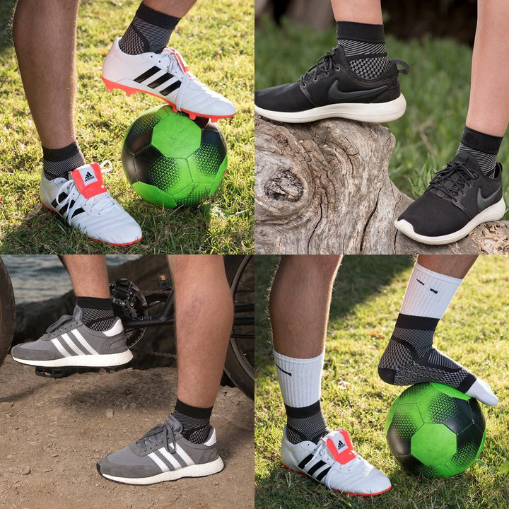 Premium 2Pcs Plantar FAasciitis Compression Socks – Ankle Brace & Arch Support Sleeves for Pain Relief, Achilles Tendonitis, 