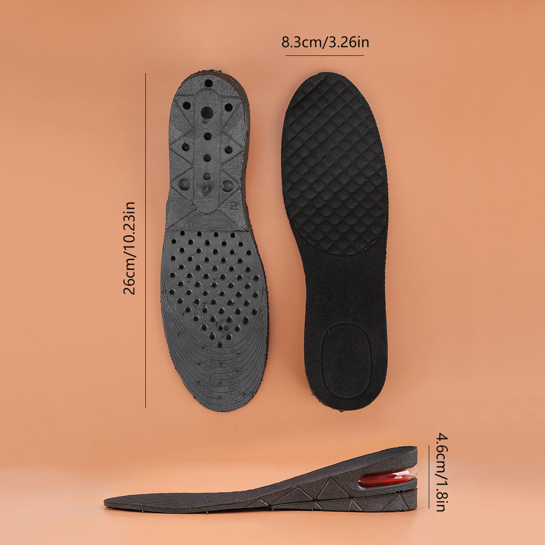 Premium Height Increase Insoles - Air Cushion Elevator Inserts for Men & Women, Adjustable 3-9cm Lift Kits for Comfort and 