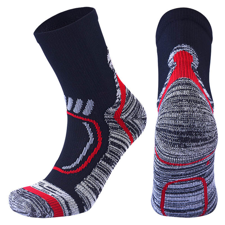 Premium Outdoor Sports Socks for Men – Hiking, Running, Cycling & Basketball – Anti-Slip Thermal Socks for Winter & All Seasons