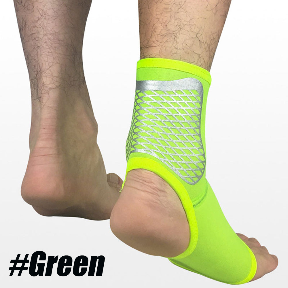 Premium Adjustable Ankle Brace Support for Men, Women & Kids – Ultrathin High-Elastic Compression Sleeves for Pain Relief & 