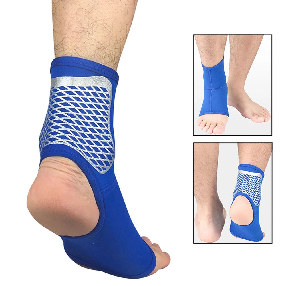 Premium Ankle Support Socks for Sports | Elastic Breathable Foot Brace for Pain Relief in Running, Cycling, Basketball, 