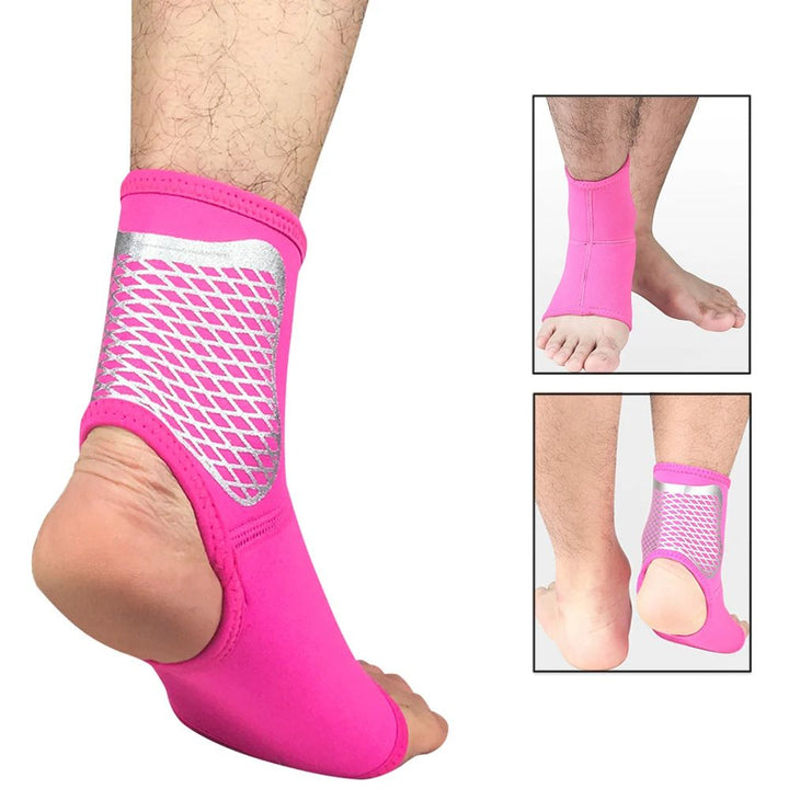 Premium Ankle Support Socks for Sports | Elastic Breathable Foot Brace for Pain Relief in Running, Cycling, Basketball, 