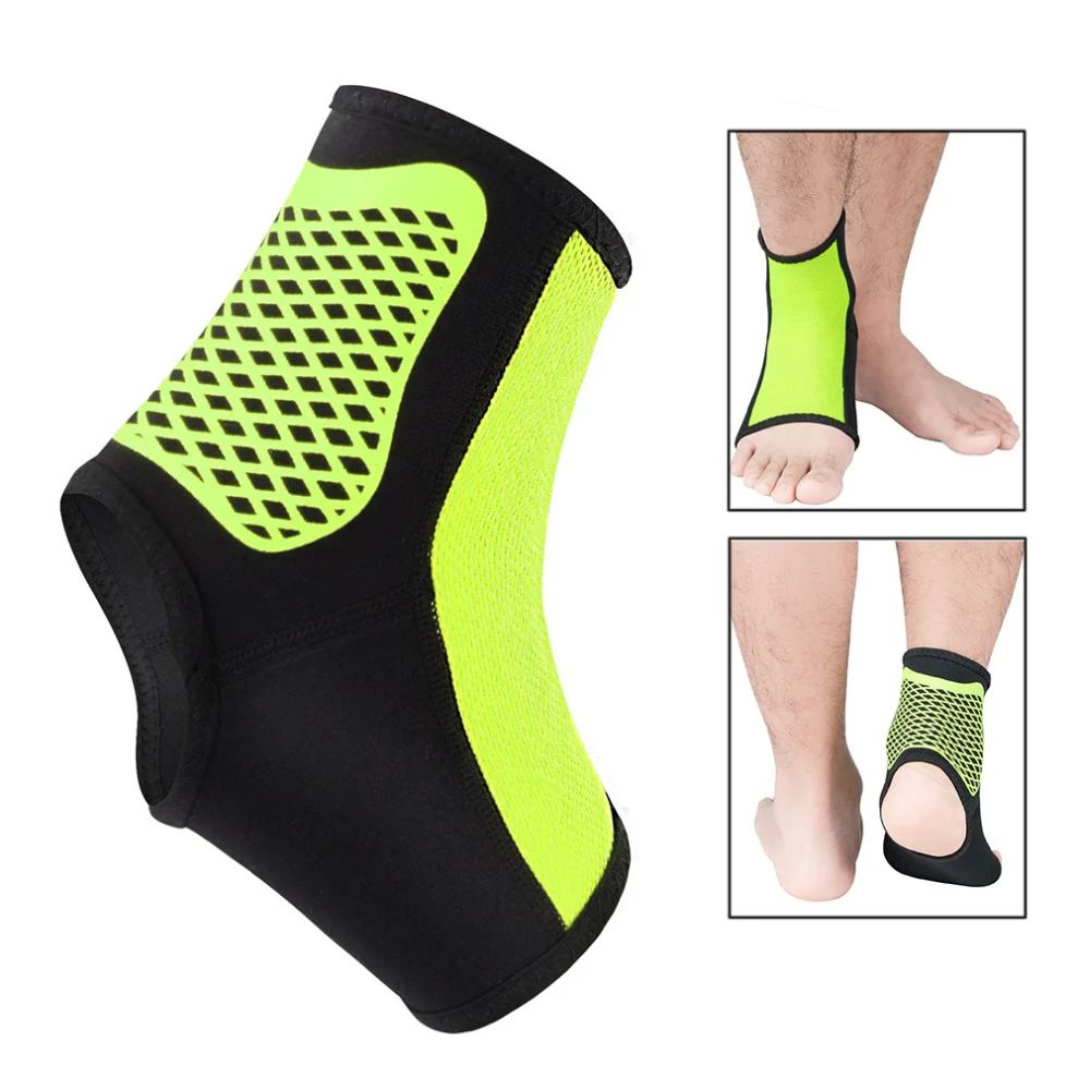 Premium Ankle Support Socks for Sports | Elastic Breathable Foot Brace for Pain Relief in Running, Cycling, Basketball, 