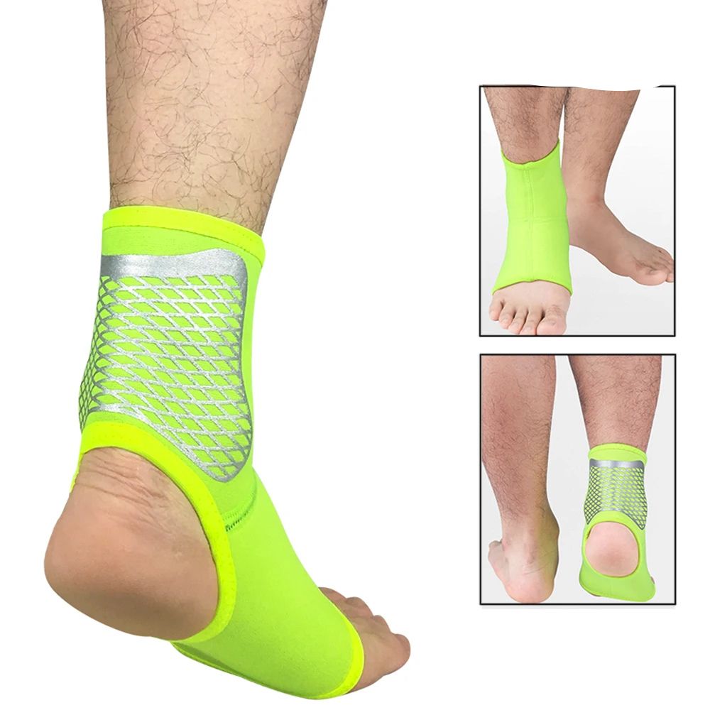 Premium Ankle Support Socks for Sports | Elastic Breathable Foot Brace for Pain Relief in Running, Cycling, Basketball, 