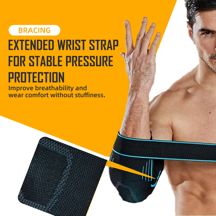 Premium Elbow Brace Compression Sleeve for Tendonitis & Tennis Elbow Relief, Joint Pain Support Protector, Fitness Bandage
