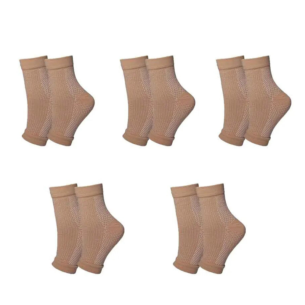 Premium Ankle Support Compression Sleeves – Breathable Sports Brace for Men & Women, Running & Outdoor Protection, 1/3/5 Pairs, Adjustable Fit, Comfortable Support - StrengthXPhysiotherapy