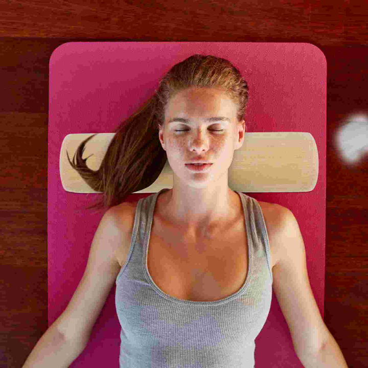 Premium Bamboo Cervical Pillow – U-Shaped Neck & Back Support for Sleep – Therapeutic Massage Cushion – Cool, Comfortable for