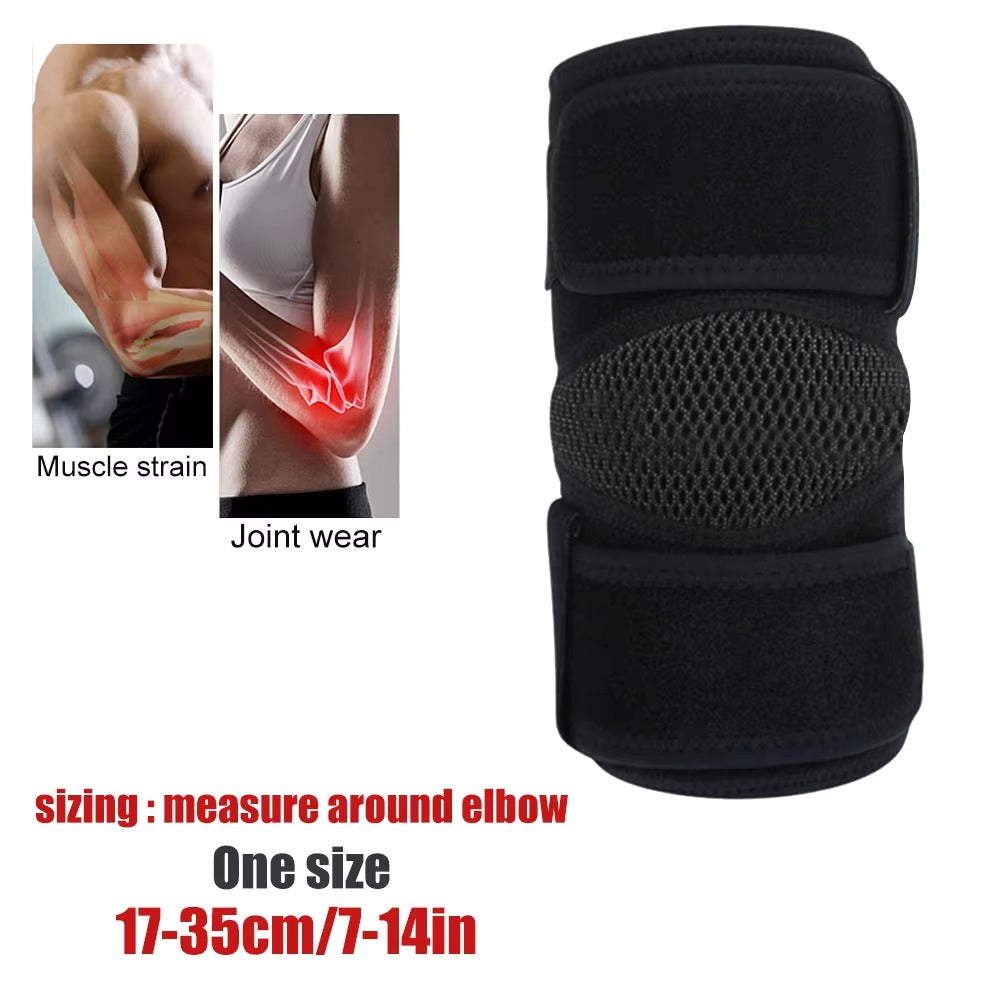 Premium Elbow Support Sleeve for Basketball & Football – Breathable Arm Sleeve Protector for Sports Safety, Adjustable Compression Pad for Arm Injury Protection - StrengthXPhysiotherapy