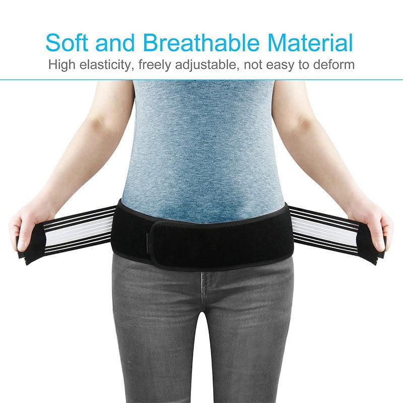 Premium Sacroiliac Hip Brace for Lower Back Pain Relief | Adjustable Si Belt for Sciatic Nerve, Pelvic, Lumbar, and Hip  