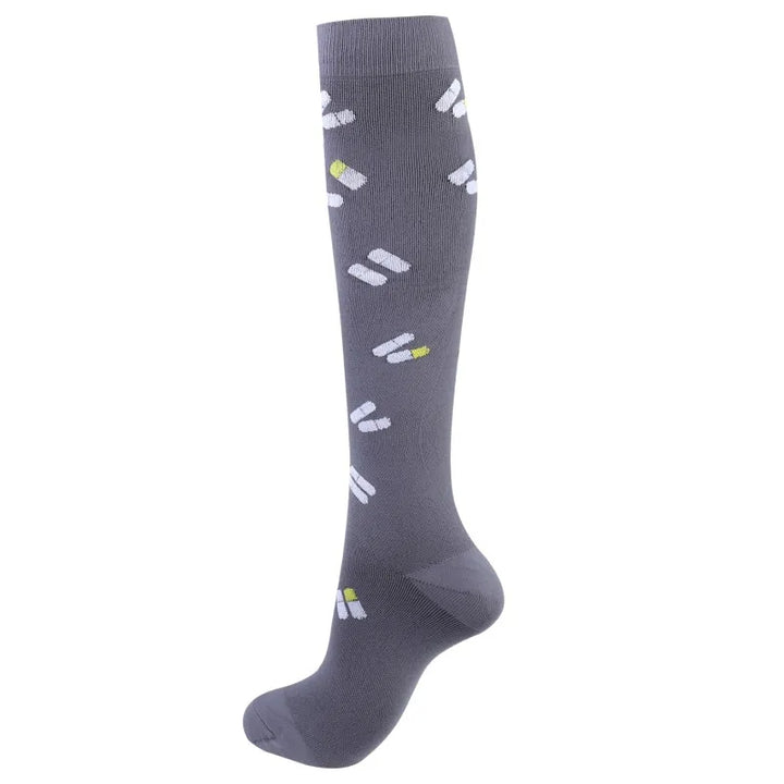 Premium Cycling Compression Socks for Men & Women – Prevent Varicose Veins, Edema & Diabetes – Knee Support for Running,