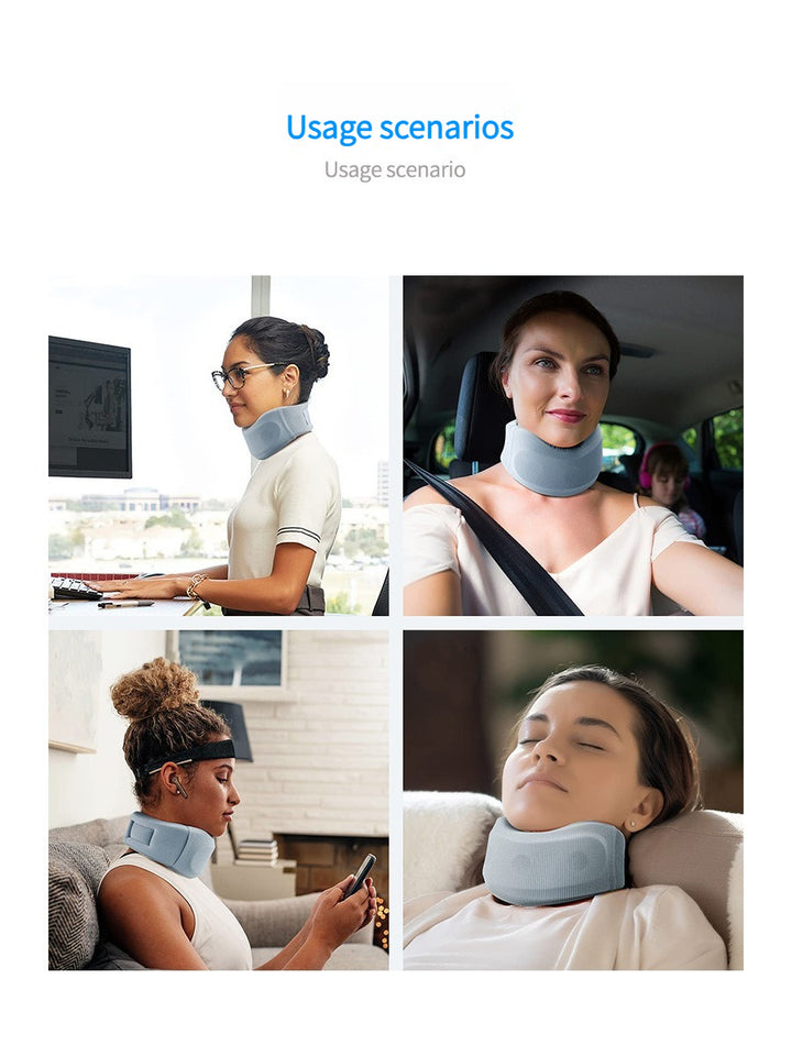 Premium Adjustable Neck Brace Foam Cervical Collar for Pain Relief, Comfortable Support for Home Use and Sleeping, Various 