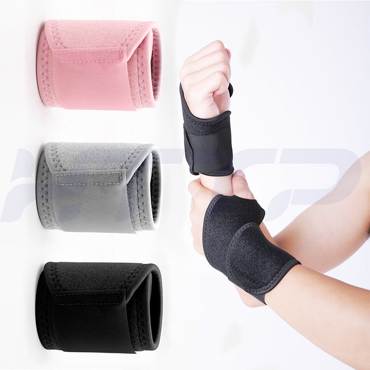 High-Quality Unisex Wrist Brace Support for Carpal Tunnel, Sprain, Strain Pain Relief – Adjustable Compression Wrap for Gym,